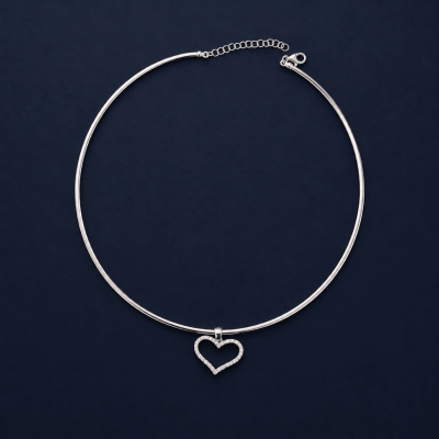 Collana Choker con cuore - viuviu jewels