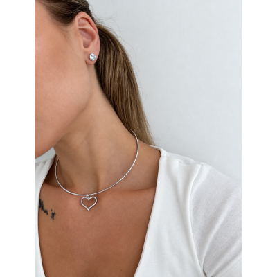 Collana Choker con cuore - viuviu jewels