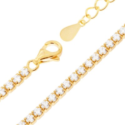 Bracciale tennis gold "Primavera" - viuviu jewels