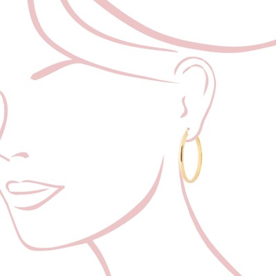 Orecchini a cerchio Hanna gold "Everyday" - viuviu jewels
