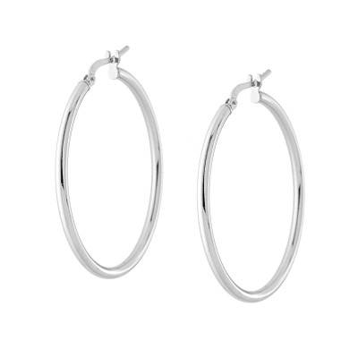 Orecchini a cerchio Hanna silver "Everyday" - viuviu jewels Orecchini a cerchio Hanna silver "Everyday" - viuviu jewels