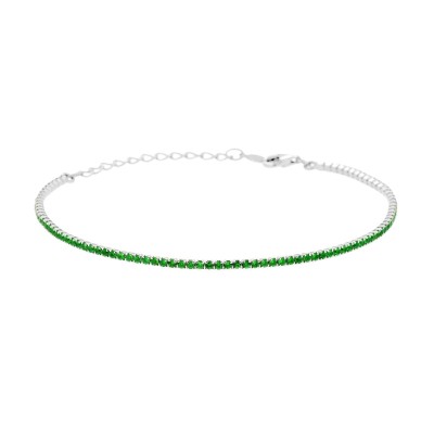 Bracciale tennis smeraldo "Primavera" - viuviu jewels Bracciale tennis smeraldo "Primavera" - viuviu jewels