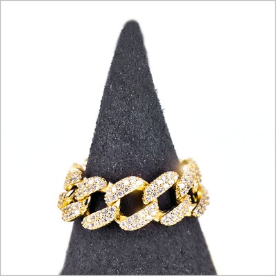 Anello groumette gold "Faith" - viuviu jewels