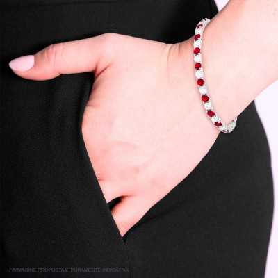 Bracciale Tennis "Ammore" - viuviu jewels Bracciale Tennis "Ammore" - viuviu jewels