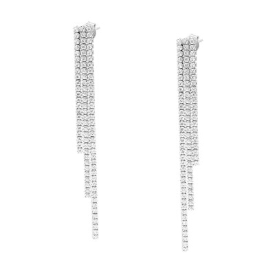 Orecchini Tennis Triplo "Eternity" - viuviu jewels